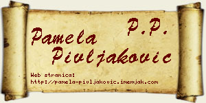 Pamela Pivljaković vizit kartica